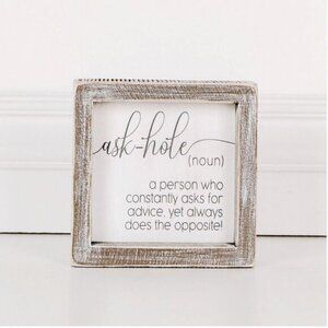 AskHole Sign